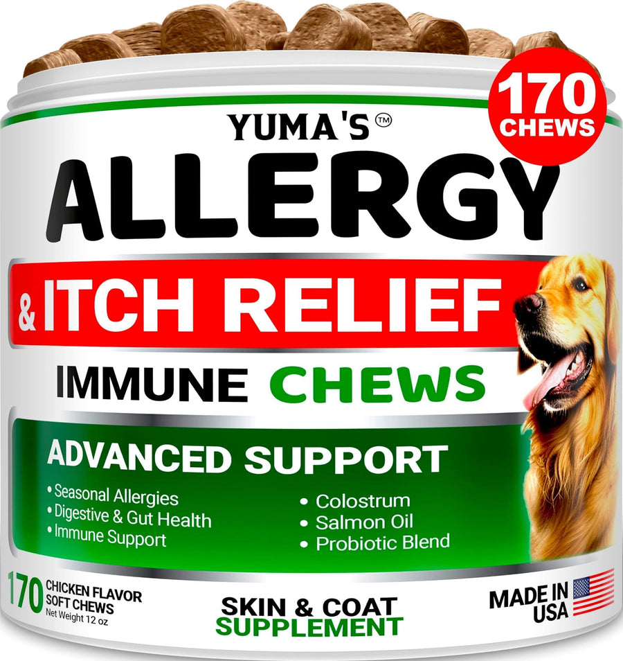 Yuma's Dog Skin & Coat Soft Chews – Beef Liver Flavor, 170 Count