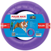 Dog Ring Fetch & Tug Toy – Large, Purple
