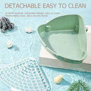 Small Pet Corner Litter Box – Potty Trainer for Rabbits, Guinea Pigs & Ferrets