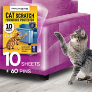 Cat Scratch Furniture Protectors – 10 XL Sheets