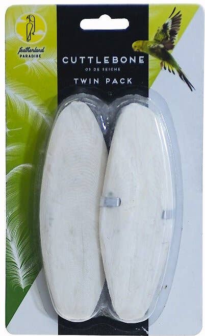 Featherland Paradise Cuttlebone No Flavor Lg 2pk Bird Toy by Featherland Paradise - bird toy