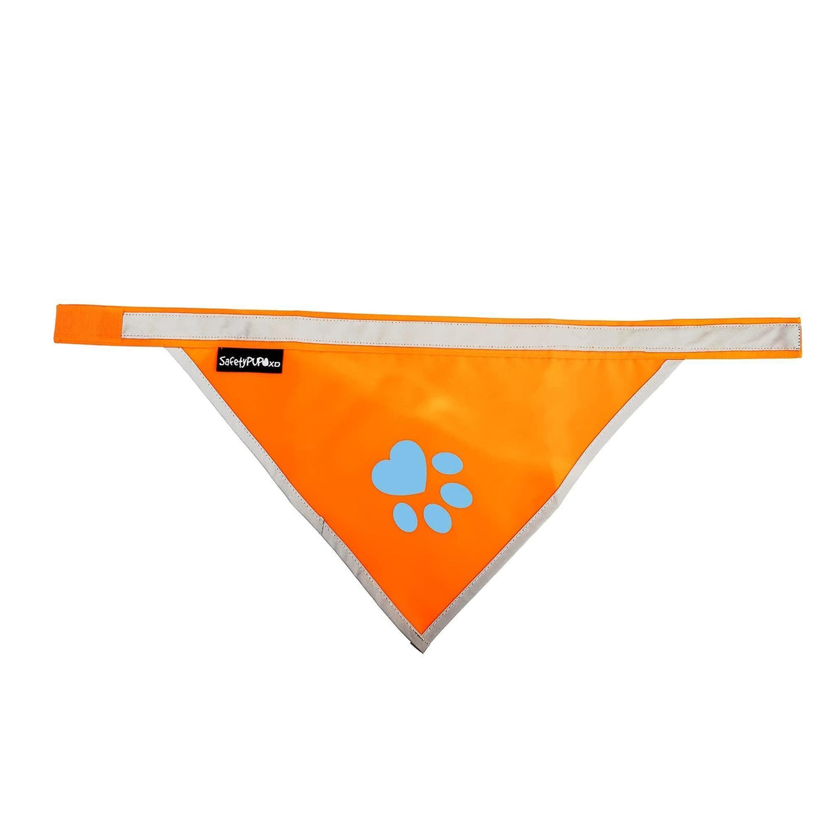 Reflective Dog Bandana – Hi-Vis Orange, Small