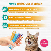 Beloved Pets Chicken Mix Creamy Lickable Treats for Cats & Dogs – 20 Tubes