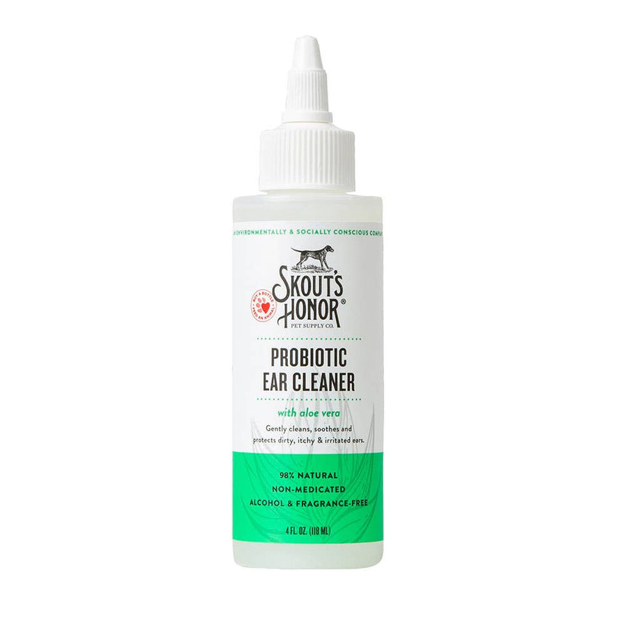 Skout's Honor Probiotic Ear Cleaner 4 oz by Skout's Honor - pet stain & odor remover