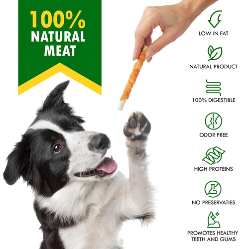 Beloved Pets Chicken-Wrapped Rawhide Sticks for Dogs – 10.6 oz