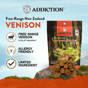 Addiction Viva La Venison Dog Food & Treats Bundle