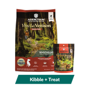 Addiction Viva La Venison Dog Food & Treats Bundle
