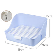 Small Pet Corner Litter Box – Potty Trainer for Rabbits, Guinea Pigs & Ferrets