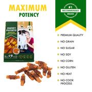 Beloved Pets Sweet Potato Wrapped with Chicken Dog Chews – 10.6 oz
