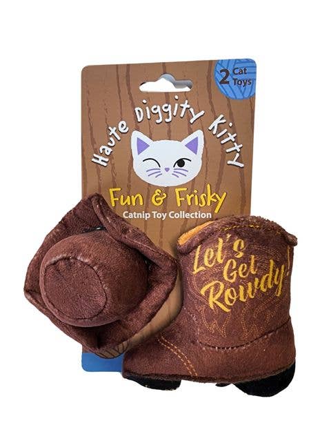 Haute Diggity Dog Kitty Cowboy Western Catnip Cat Toy by Haute Diggity Dog - dog toy