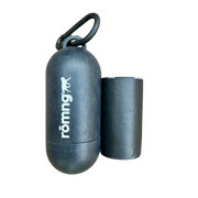 bamboo poop bag dispenser + compostable roll