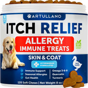 Artullano Dog Skin & Coat Soft Chews with Omega-3 Fish Oil