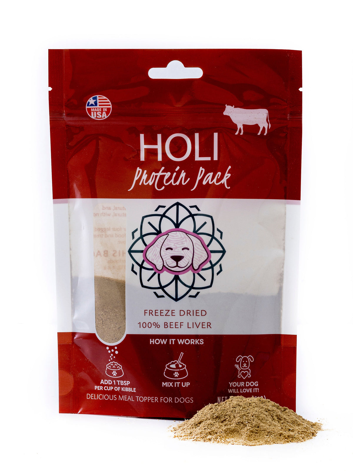 Beef Liver Dog Food Topper - Freeze Dried - Single Ingredient - Pristine Pet Supply
