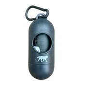 compostable plant-based dog poop bags + bamboo dispenser - Pristine Pet Supply