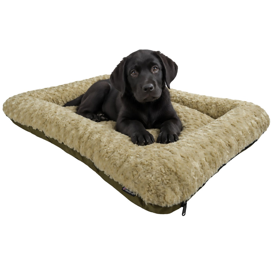 American Dog Rectangle Bolstered Furvana Cloud Dog Bed