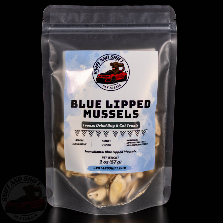 Freeze-Dried Blue-Lipped Mussels: Dog & Cat Treats