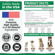 No Poo Chews for Dogs 170 Count Coprophagia Deterrent Probiotics