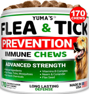 Yuma's Flea & Tick Chews for Dogs 170 Count Oral All Breeds & Ages
