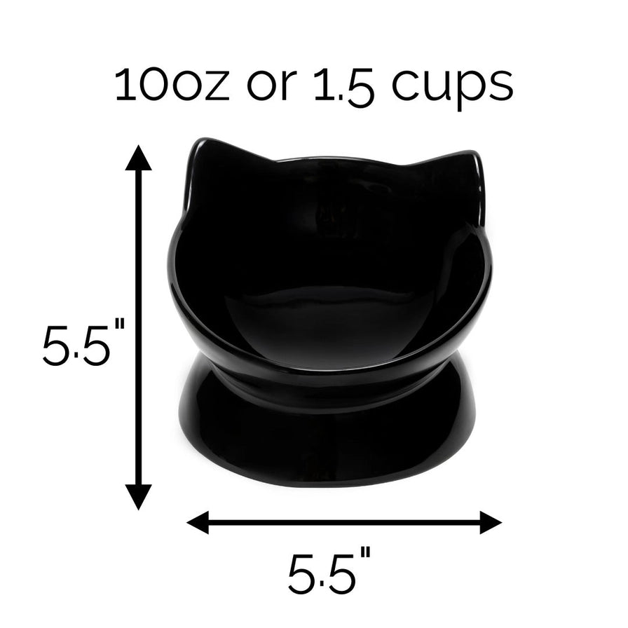 PARK LIFE DESIGNS Oscar Tilt Cat Dish