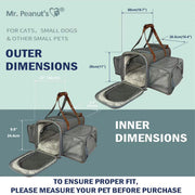 Mr. Peanut's Gold Series Big Apple Double Expandable Pet Carrier