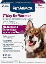 PetArmor Dog Dewormer – 7 Way Chewables & Sure Shot 2X Liquid