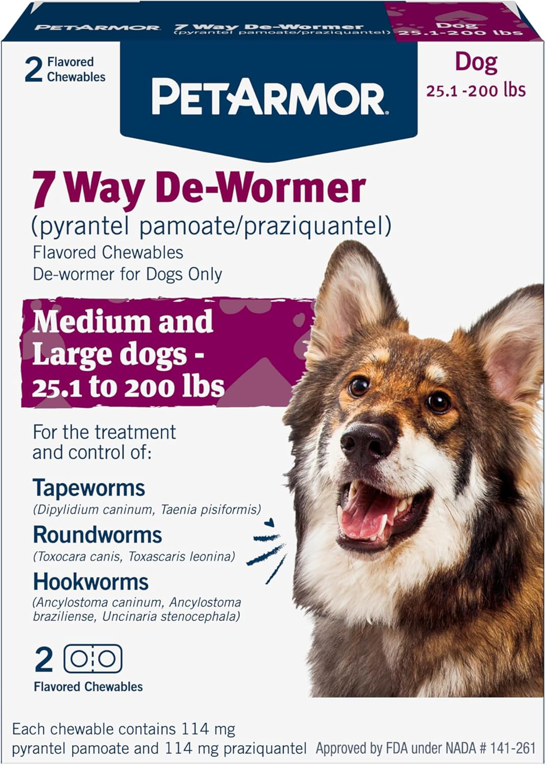 PetArmor Dog Dewormer – 7 Way Chewables & Sure Shot 2X Liquid