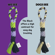 Interactive Tug & Treat-Dispenser Toy for Dogs – Lavender