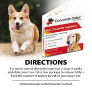 Chocolate Detox for Dogs Toxin-Absorbing Tablets, 2 Count
