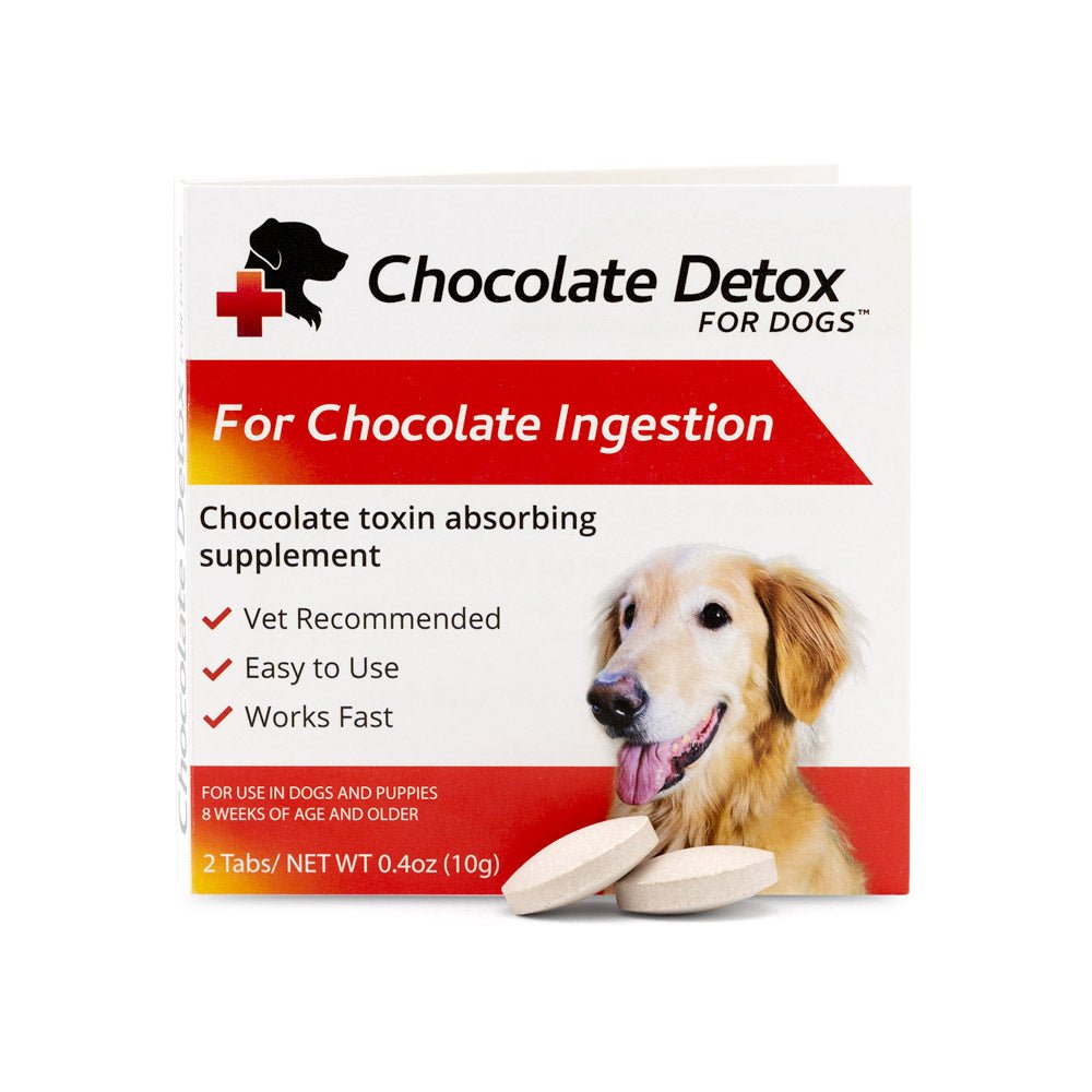 Chocolate Detox for Dogs Toxin-Absorbing Tablets, 2 Count