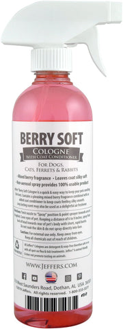 Jeffers Pet Colognes with Coat Conditioner, 16 oz Spray - Pristine Pet Supply