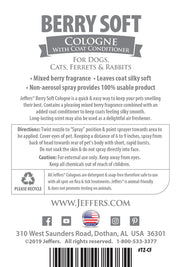 Jeffers Pet Colognes with Coat Conditioner, 16 oz Spray - Pristine Pet Supply