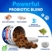Artullano Advanced Probiotics & Digestive Enzymes for Dogs – 120 Soft Chews
