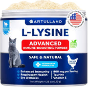 L-Lysine Powder for Cats – 900 mg per Serving