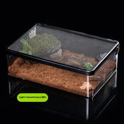 Modular Clear Reptile & Small Pet Enclosure – Anti-Escape Crawler Habitat