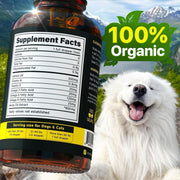 Hemp & Salmon Oil for Dogs & Cats – Omega 3-6-9, 1 fl oz