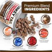 Yuma's Turkey Tail Multivitamin Mushroom Chews for Dogs – 170 Count