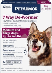PetArmor Dog Dewormer – 7 Way Chewables & Sure Shot 2X Liquid