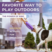 Dog Ring Fetch & Tug Toy – Large, Purple