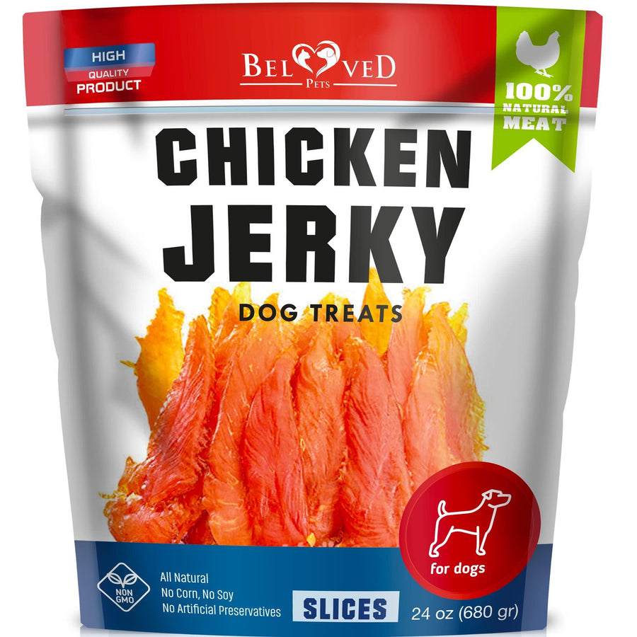 Beloved Pets Chicken Jerky Dog Treats – 24 oz