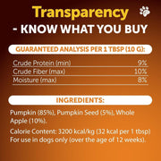 Pumpkin Powder for Dogs Digestive Fiber Supplement 16 oz