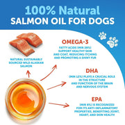 Artullano Wild Alaskan Salmon Oil for Dogs – 8 fl oz