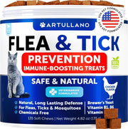 Artullano Flea & Tick Soft Chews for Cats & Kittens – 135 Count