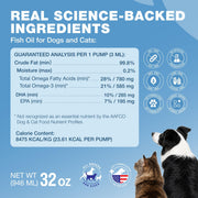 Omega 3-6-9 Fish Oil for Dogs & Cats – Salmon & Pollock