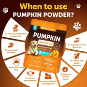 Pumpkin Powder for Dogs – Digestive Fiber Supplement, 8 oz