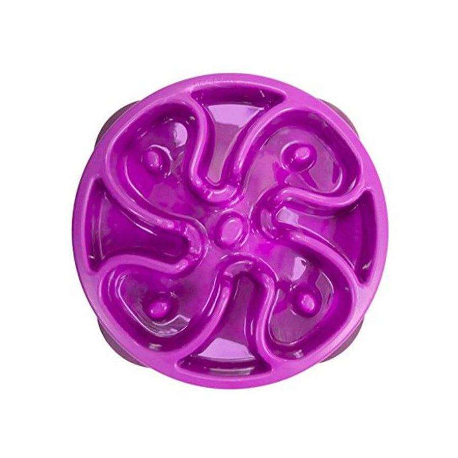 Outward Hound Fun Feeder Slo Bowl Purple Large by Outward Hound - pet feeder