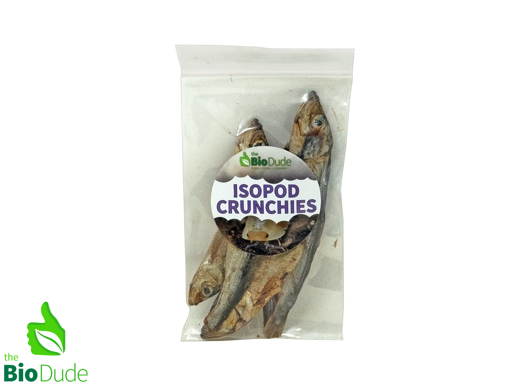 The Bio Dude Isopod Crunchies Dried Baltic Herring – 3 Pack
