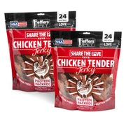 Jeffers High Protein Chicken Jerky Dog Treats, 24 oz - 100% Natural, Grain-free, Gluten-free, Made in USA