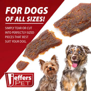 Jeffers High Protein Chicken Jerky Dog Treats, 24 oz - 100% Natural, Grain-free, Gluten-free, Made in USA