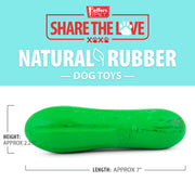Jeffers Floating Natural Rubber Dog Chew Toy with Vanilla Scent for Dental Health and Water Play