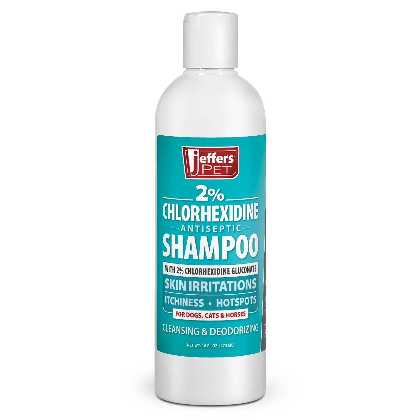 Jeffers Medicated 2% Chlorhexidine Shampoo for Dogs, Cats & Horses - Pristine Pet Supply